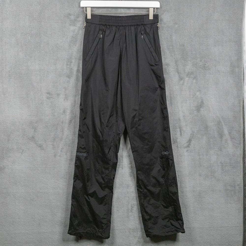 MARMOT PreCip Waterproof Rain Pants Full Side Zip NanoPro Breathable Womens M